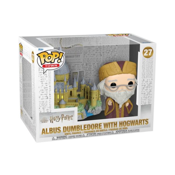 Harry Potter - Albus Dumbledore with Hogwarts Funko POP! Town #27