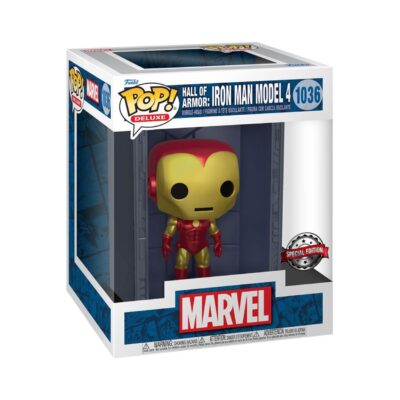 Marvel - Hall of Armor: Iron Man Model 4 Funko POP! Deluxe #1036
