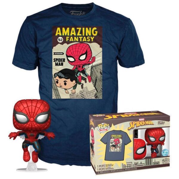 Marvel's 80th Anniversary - Spider-Man Funko POP! Tees #593 (XL)