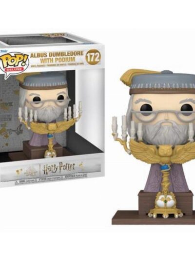 Harry Potter - Albus Dumbledore with Podium Funko POP! Deluxe #172