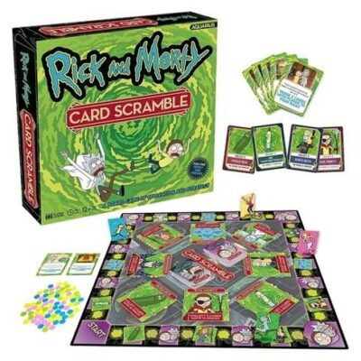 Card Scramble Rick and Morty Board Game