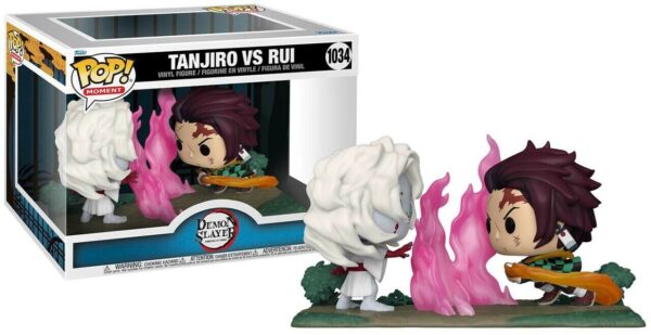 Demon Slayer: Kimetsu no Yaiba - Tanjiro vs Rui Funko POP! Moment #1034