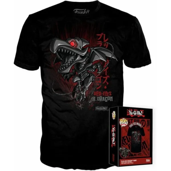 Yu-Gi-Oh! - Red-Eyes Black Dragon Funko POP! Tees (M)