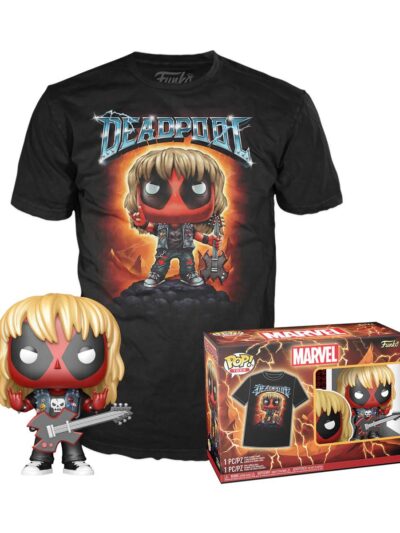 Deadpool - Heavy Metal Deadpool Funko POP! Tees #1343 (M)