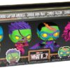 What If...? - Zombie Captain America/Zombie Iron Man/Zombie Falcon/Zombie Scarlet Witch Funko POP! 4 Pack