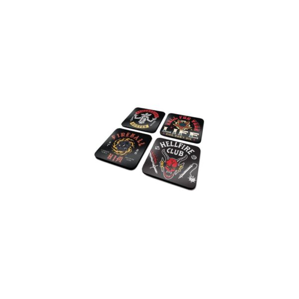 Stranger Things - Hellfire Club Coasters