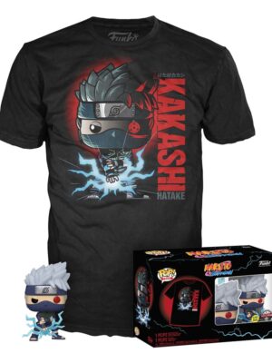 Naruto: Shippuden - Kakashi (Lightning Blade) Funko POP! Tees #822 (L)