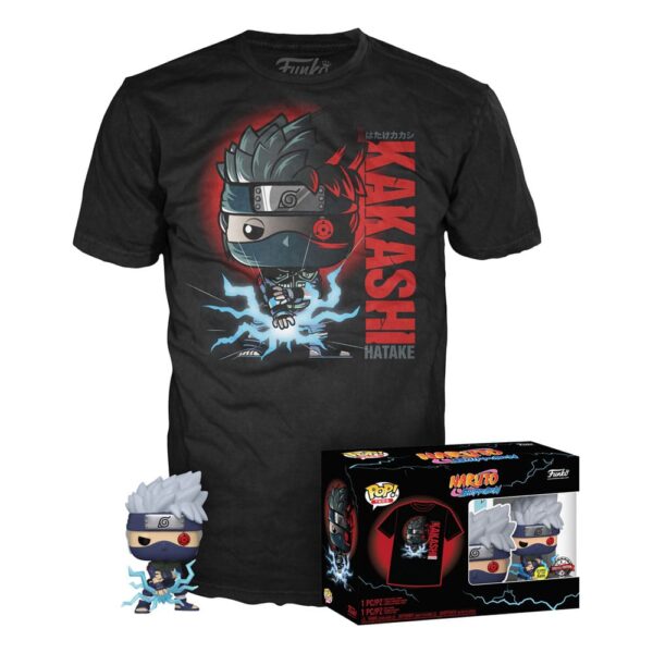 Naruto: Shippuden - Kakashi (Lightning Blade) Funko POP! Tees #822 (L)