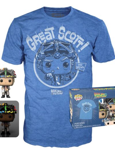 Back to the Future - Doc with Helmet Funko POP! Tees #959 (M)