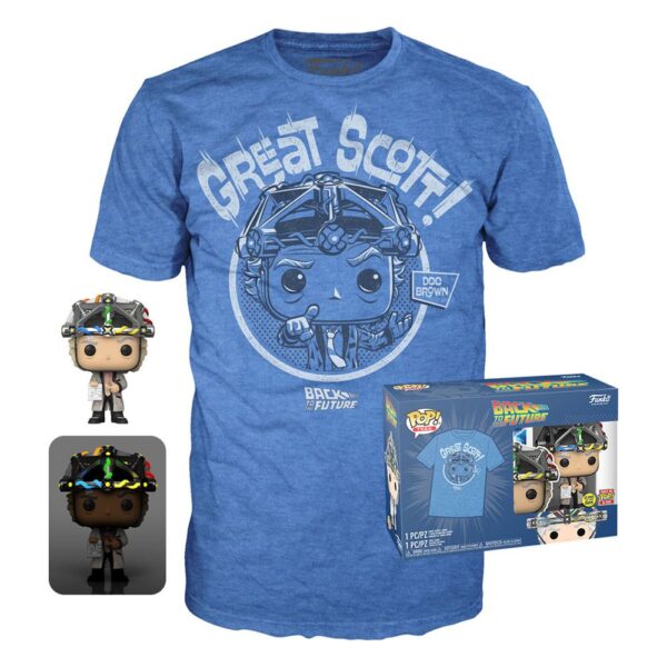 Back to the Future - Doc with Helmet Funko POP! Tees #959 (M)