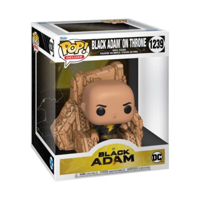 Black Adam - Black Adam on Throne Funko POP! Deluxe #1239