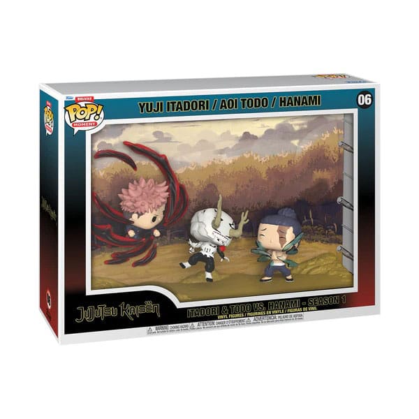 Jujutsu Kaisen - Itadori & Todo vs. Hanami - Season1 - Yuji Itadori/Aoi Todo/Hanami Deluxe Funko POP! Moment #06