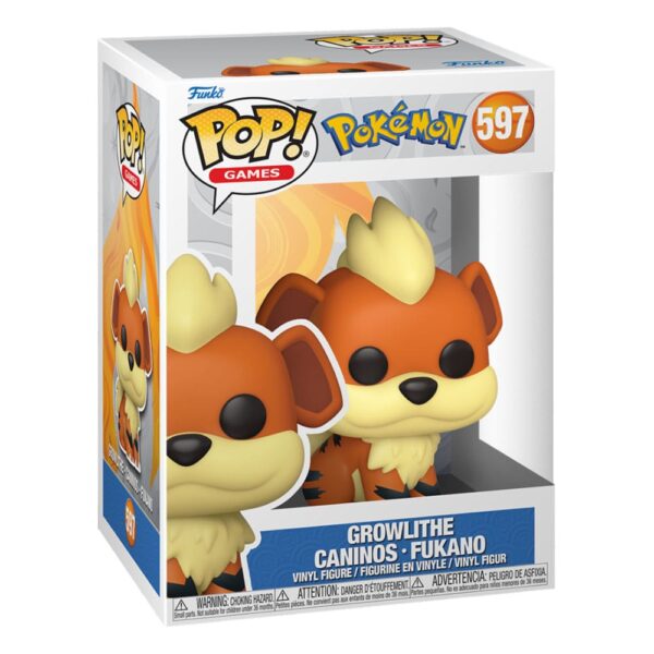 Pokémon - Growlithe Funko POP! Games #597