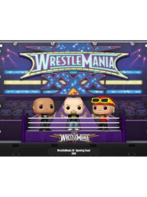 WWE - Wrestlemania 30 - Opening Toast - The Rock/"Stone Cold" Steve Austin/Hulk Hogan Deluxe Funko POP! Moment #05