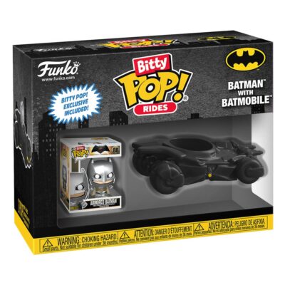 Batman v Superman: Dawn of Justice - Batman with Batmobile Funko Bitty POP! Rides