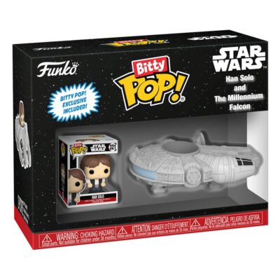 Star Wars - Han Solo and The Millennium Falcon Funko Bitty POP!
