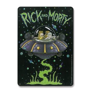 Rick and Morty Metal Sign