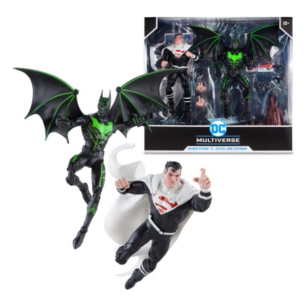 DC Multiverse - Batman Beyond & Justice Lord Superman Action Figures
