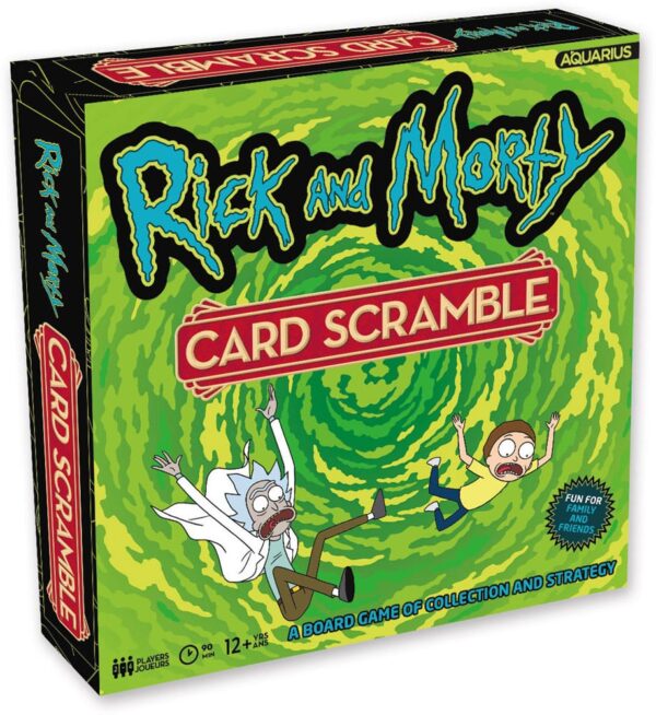 Card Scramble Rick and Morty Board Game