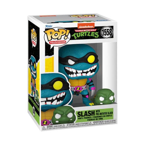 Teenage Mutant Ninja Turtles - Slash with Pre-Mutated Slash Funko POP! Television #1558