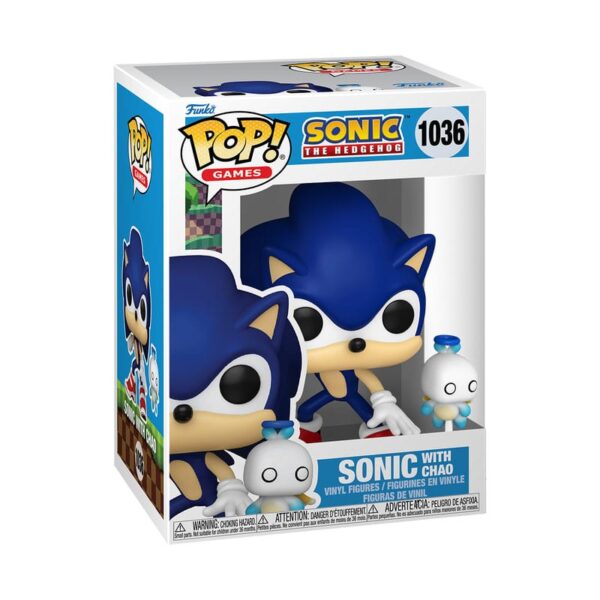 Sonic the Hedgehog - Sonic with Hero Chao Funko POP! Games #1036