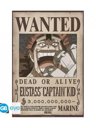 One Piece - Eustass "Captain" Kid Poster