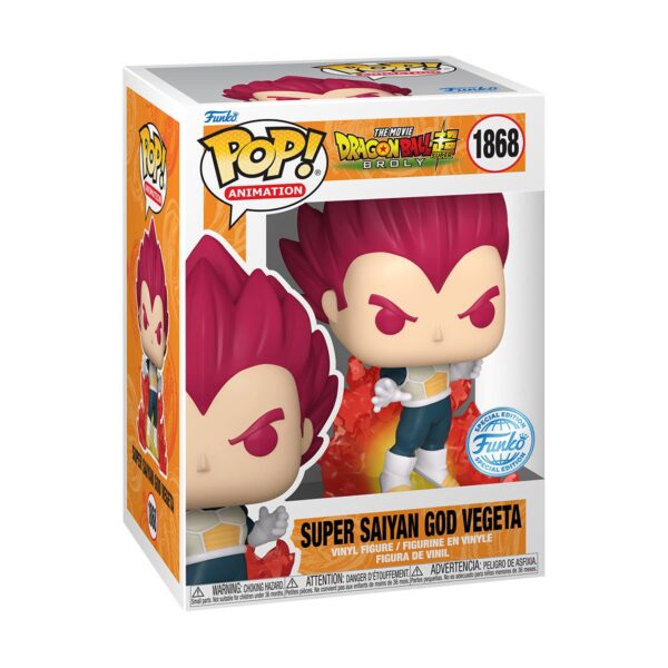 Dragon Ball Super: Broly - Super Saiyan God Vegeta Funko POP! Animation #1868