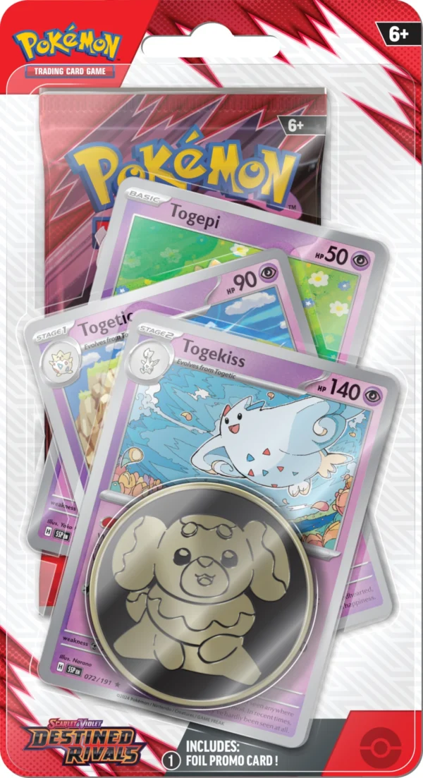 Pokémon Trading Card Game Scarlet & Violet Destined Rivals Includes: 1 Foil Promo Card!