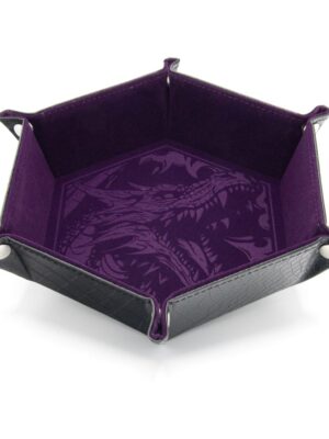 Dragon Skin Edition Purple Folding Dice Tray
