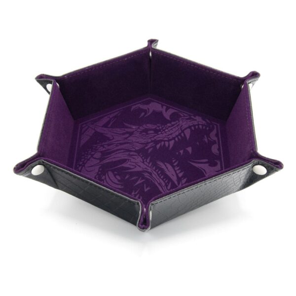 Dragon Skin Edition Purple Folding Dice Tray