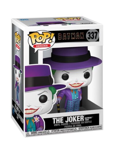 Funko Pop! DC Heroes: Batman 1989 - The Joker* (with Hat-Batman 1989 Movie) #337 Vinyl Figure