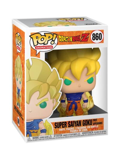 Funko Pop! Animation: Dragon Ball Z S8 - Super Saiyan Goku First Appearance #860 Vinyl Figure