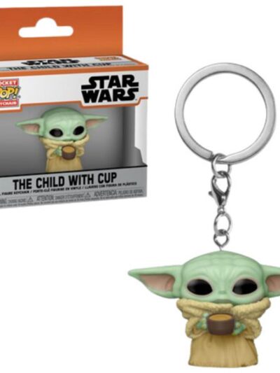 Funko Pocket Pop!: The Mandalorian - The Child with Cup Vinyl Figure Keychain