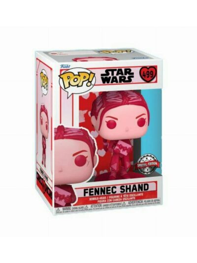 Funko Pop! Star Wars: Valentines S2 - Fennec Shand (Special Edition) #499 Bobble-Head Vinyl Figure
