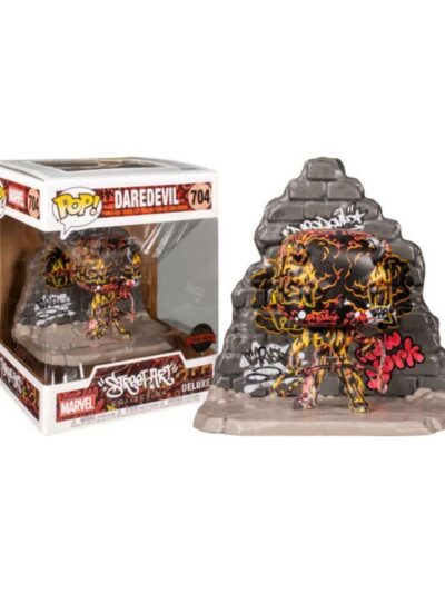 Funko Pop! Deluxe: Marvel - Daredevil (Street Art Collection) (Special Edition) #704 Bobble-Head Vinyl Figure