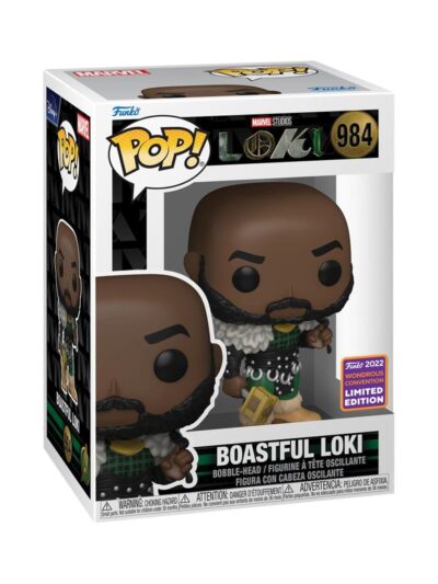 Funko Pop! Marvel: Loki - Boastful Loki (Convention Limited Edition) #984 Bobble-Head Vinyl Figure