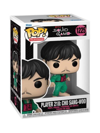 Funko Pop! Television: Squid Game - Player 218 Sang-Woo #1225 Vinyl Figure