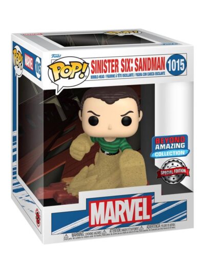 Funko Pop! Deluxe: Marvel Sinister Six: Sandman (Amazon Exclusive) #1015 Bobble-Head Vinyl Figure