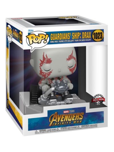 Funko Pop! Marvel Deluxe: Avengers Infinity War - Guardians' Ship: Drax (Special Edition) #1023 Bobble-Head Vinyl Figure