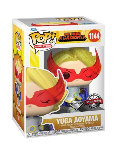 Funko Pop! Animation: My Hero Academia S9 - Yuga Aoyama (Glitter) (Diamond Collection) (Amazon Exclusive) #1144 Vinyl Figure