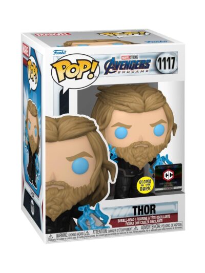 Funko Pop! Marvel Avengers Endgame - Thor* (with Thunder) (Glows in the Dark) (Special Edition) #1117 Bobble-Head Vinyl Figure