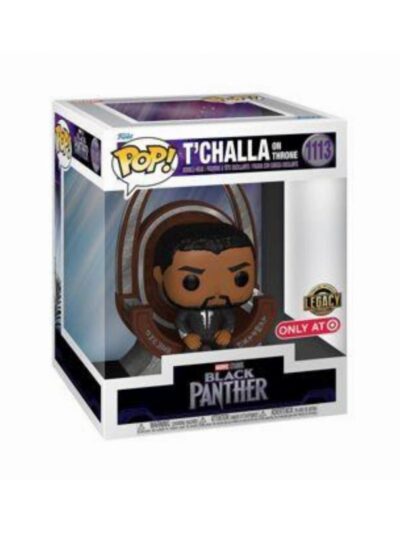 Funko Pop! Deluxe Marvel: Black Panther Legacy S1 - T’Challa on Throne (Special Edition) #1113 Vinyl Figure