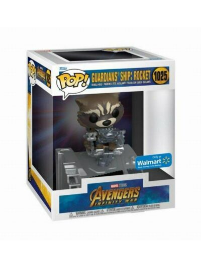 Funko Pop! Deluxe: Marvel Avengers Infinity War - Guardians' Ship: Rocket (Special Edition) #1025 Bobble-Head Vinyl Figure