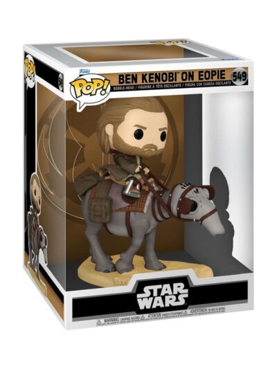 Funko Pop! Disney Deluxe: Star Wars - Ben Kenobi on Eopie #549 Bobble-Head Vinyl Figure