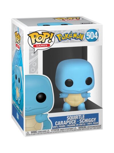 Funko Pop! Games: Pokemon - Squirtle Carapuce - Schiggy #504 Vinyl Figure
