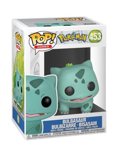 Funko Pop! Games: Pokemon - Bulbasaur Bulbizarre - Bisasam #453 Vinyl Figure