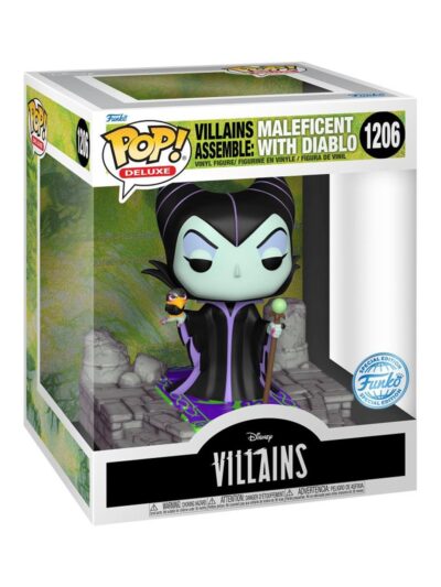 Funko Pop! Deluxe: Disney Villains - Assemble Maleficent with Diablo (Special Edition) #1206 Vinyl Figure