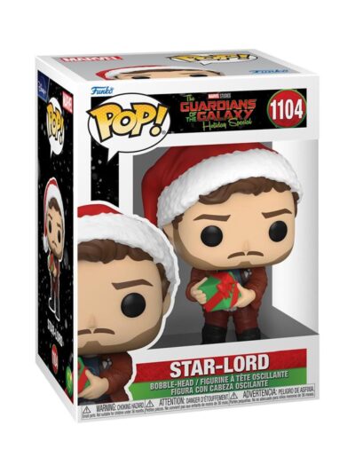 Funko Pop! Marvel: The Guardians of the Galaxy Holiday Special - Star-Lord #1104 Bobble-Head Vinyl Figure