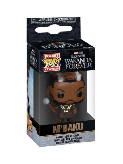 Funko Pocket Pop! Marvel: Black Panther Wakanda Forever - M'Baku Vinyl Bobble-Head Figure Keychain