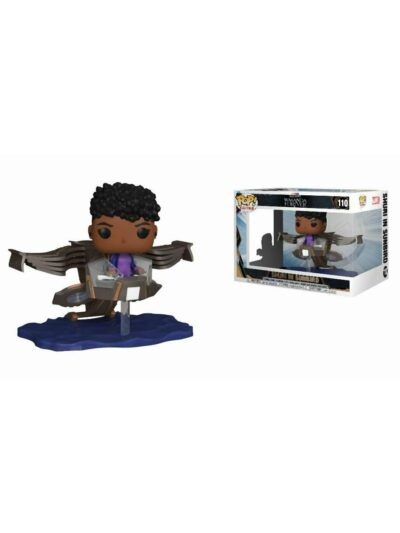 Funko Pop! Rides Super Deluxe: Marvel Black Panther Wakanda Forever - Shuri in Sunbird #110 Bobble-Head Vinyl Figure